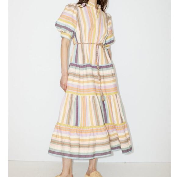 Alemais Multicolor Striped Mini Dress - Picture 7 of 7